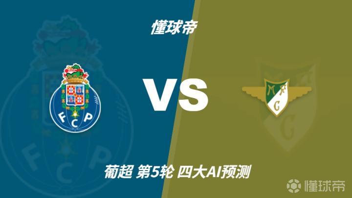 四大AI预测波尔图vs莫雷拉人:各家均认为主队轻松取胜